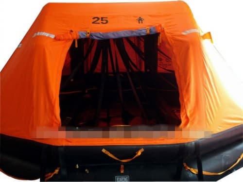 DAVIT_LAUNCHED INFLATABLE LIFE RAFT